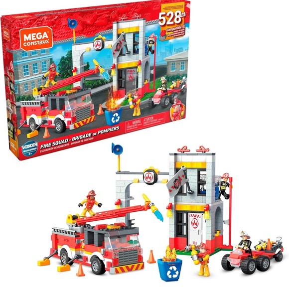 Lego Fire Rescue Building Set - Red and Yellow - Picture 2 of 3